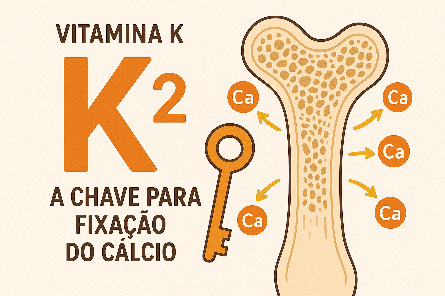 Vitamina K2: A Chave para a Fixação do Cálcio