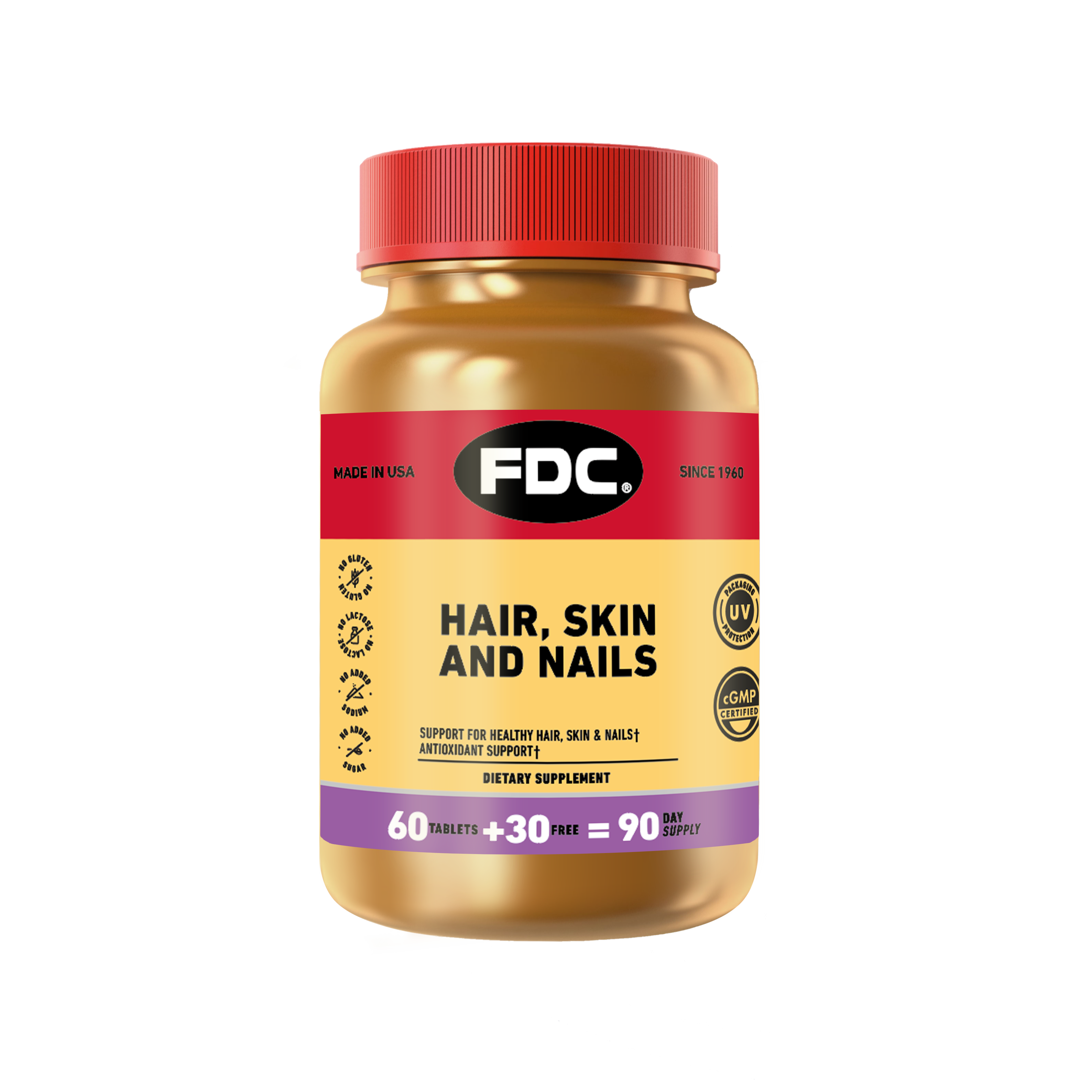 FDC Hair, Skin and Nails | 60+30 Comprimidos GRÁTIS
