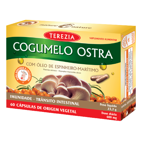 COGUMELO OSTRA com Óleo de Espinheiro Marítimo