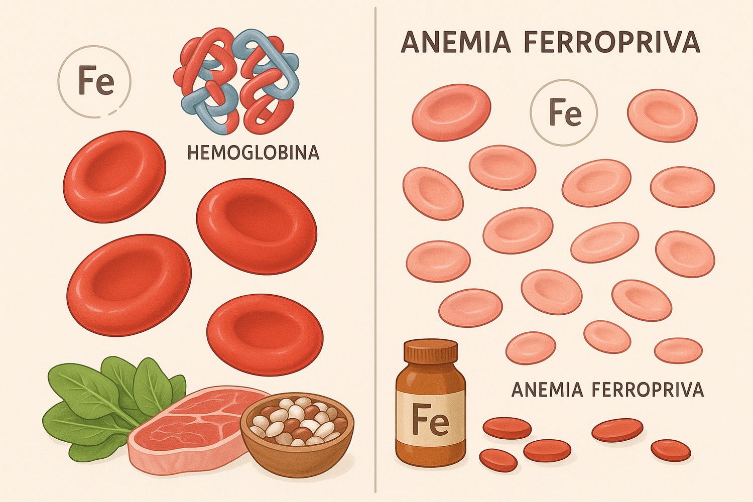 Anemia por carência de  Ferro