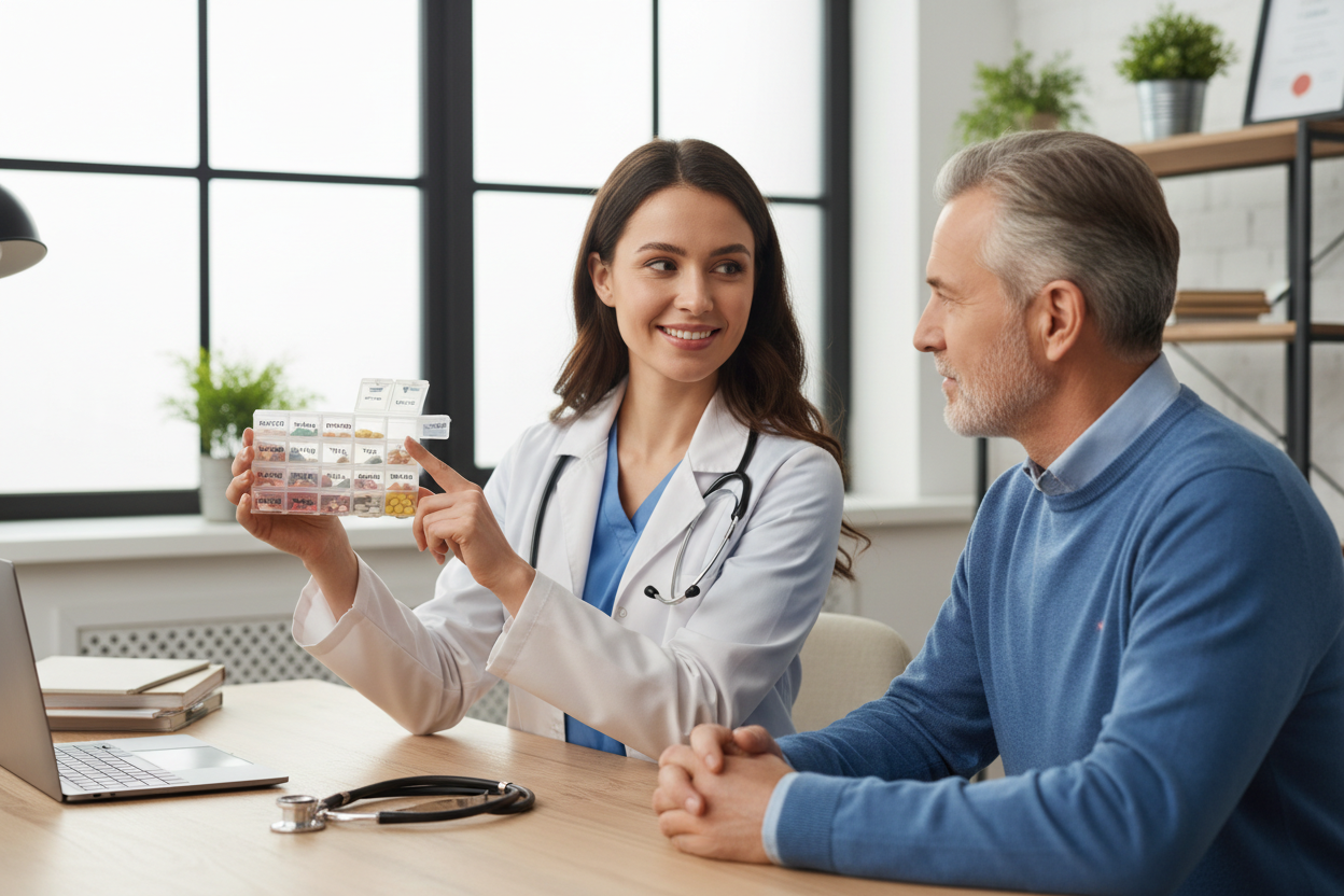 Organização semanal da medicação