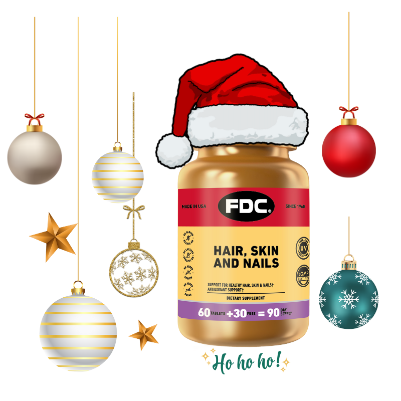 FDC Hair, Skin and Nails – Cuidado Completo para Cabelo, Pele e Unhas 60+30 (oferta) Comprimidos